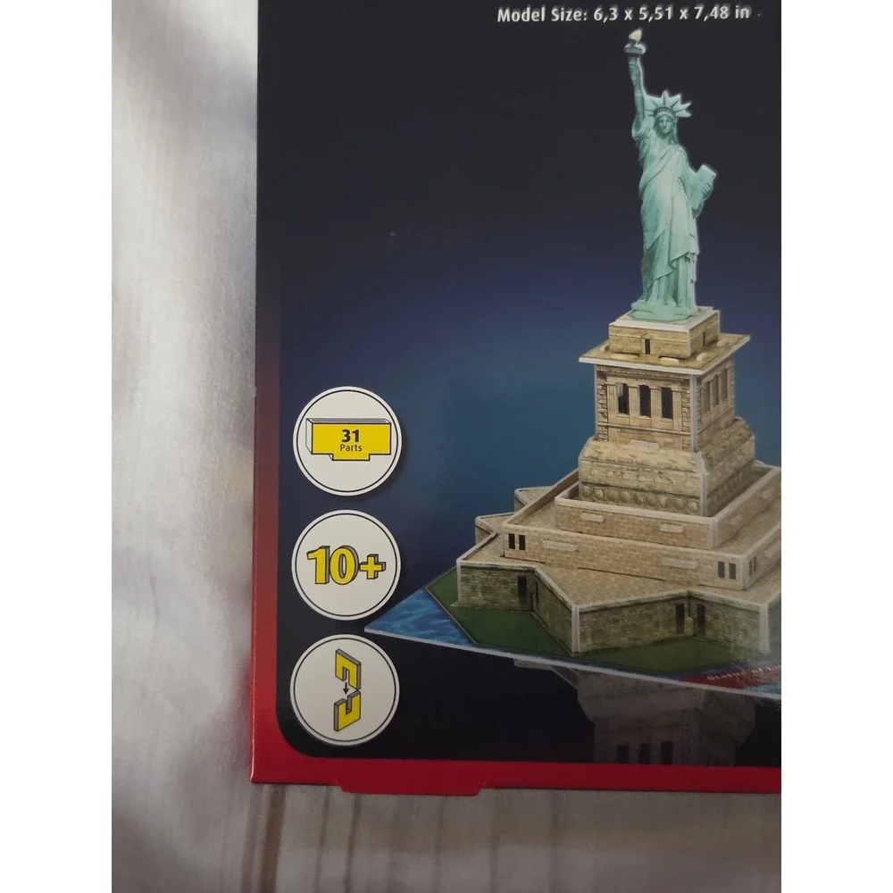 Revell 3D Puzzle Statue of Liberty 31 Pieces Architecture Model 00114